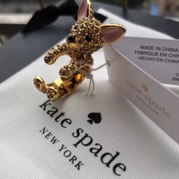 Kate Spade • Haute Stuff Chihuahua Ring - Picture 6 of 6